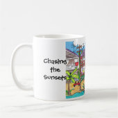 Coconut Tree Divers Tasse (Links)
