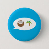 Coconut Tree - Harris 2024! Button (Vorderseite)
