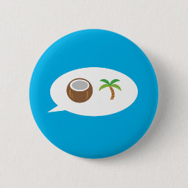 Coconut Tree - Harris 2024! Button