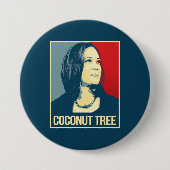 Coconut Tree Kamala Button (Vorderseite)