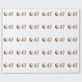 Coconut Tree Kampagne Slogan 47 Kamala Erklärung D Geschenkpapier (Flach)