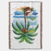 Coconut Tree Tropical Island Decke (Vorderseite Vertikal)