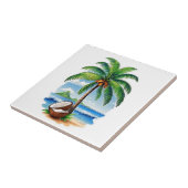 Coconut Tree Tropical Island Fliese (Seite)