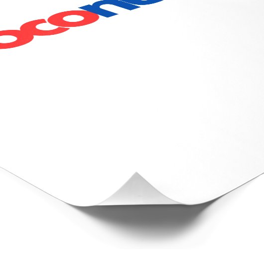 Coconut Typografie Fotodruck (Ecke)