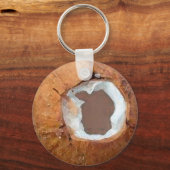 Coconut Watercolor - Schlüsselkette Schlüsselanhänger (Vorderseite)