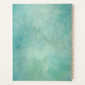 Coconut Wedding mit tropischen Wasserfarben Planer (Rückseite)