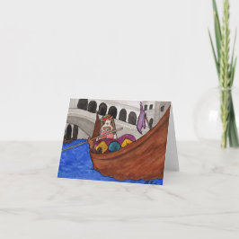 Coconut's Adventures: Februar Card 4"x5.6" Feiertagskarte