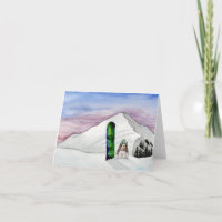 Coconut's Adventures: Januar Card 4"x5.6"