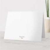 Coconut's Adventures: März Grußkarte 8.5"x11" Dankeskarte (Rückseite)