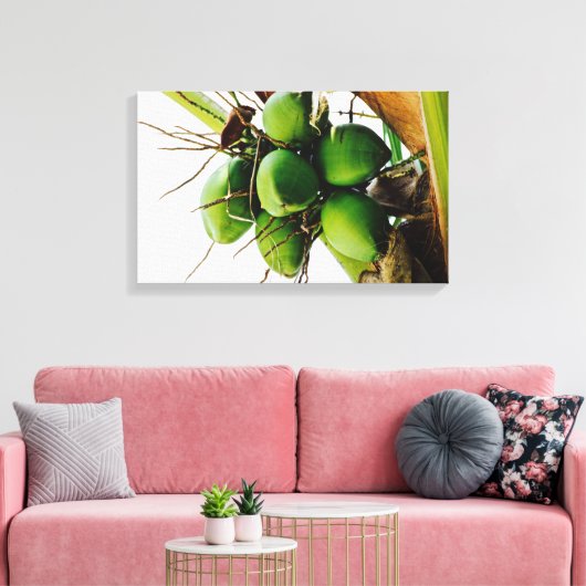 Coconuts ~ Karibik Leinwanddruck (Insitu (Wohnzimmer))