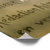 Cocorico Rooster Poster - Vintage Poster Steinlen (Ecke)