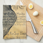 Cocorico - Steinlen Geschirrtuch (Viertel Falte)