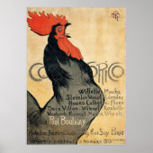 Cocorico - Steinlen Poster (Vorne)