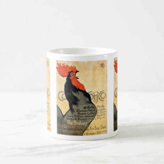 “ Cocorico ” , Théophile Alexandre Steinlen Kaffeetasse (Mittel)