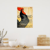 Cocorico von Theophile Alexandre Steinlen Poster (Küche)