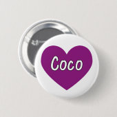 Cocos Button (Vorne & Hinten)