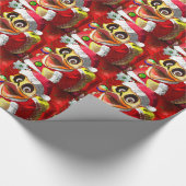 Cocos Ducky Gummisankt Geschenkpapier (Ecke)