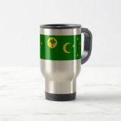 Cocos-Inseln, australische Flagge Reisebecher (VorderseiteRechts)