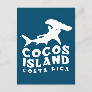 Cocos Island Costa Rica Schwimmen mit Haien Postkarte