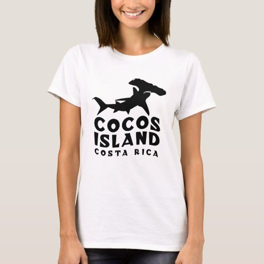Cocos Island Costa Rica Shark Adventure T-Shirt (Vorderseite)