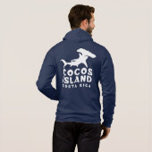 Cocos Island Costa Rica Shark Diving Hoodie (Schwarz voll)