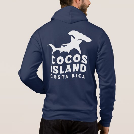 Cocos Island Costa Rica Shark Diving Hoodie (Rückseite)