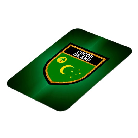 Cocos Island Flag Magnet (Linke Seite)