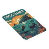 Cocos Island Taucher Magnet (Rechte Seite)