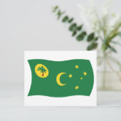 Cocos Islands Flag Postkarte (Stehend Vorderseite)
