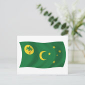 Cocos Islands Flag Postkarte (Stehend Vorderseite)