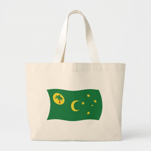 Cocos Islands Flag Totag Jumbo Stoffbeutel (Vorne)