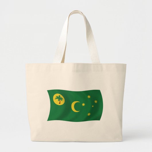 Cocos Islands Flag Totag Jumbo Stoffbeutel (Vorne)