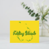 Cocos (Keeling-Inseln) Postkarte (Stehend Vorderseite)