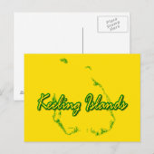 Cocos (Keeling-Inseln) Postkarte (Vorne/Hinten)