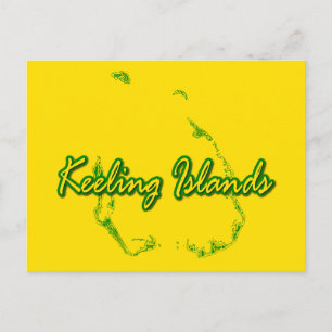 Cocos (Keeling-Inseln) Postkarte