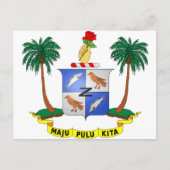 Cocos (Keeling) Islands Wappen CC Postkarte (Vorderseite)