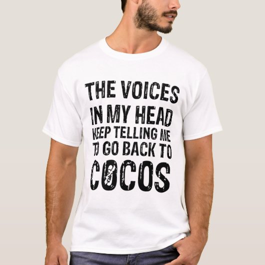 Cocos Stimmen Männer T - Shirt (Vorderseite)