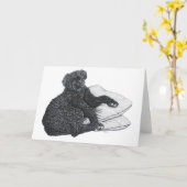 Cocotte - leere Gruß-Karte Karte (Gelbe Blume)