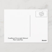 Cocovado Nationalpark Küste Postkarte (Rückseite)