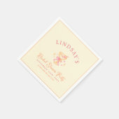 Coctail Bridal Shower Serviette (Ecke)