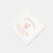 Coctail Bridal Shower Serviette (Ecke)
