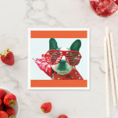COCTAIL NAPKINS HOHER FLYING HUND! FUN! SERVIETTE (Beispiel)