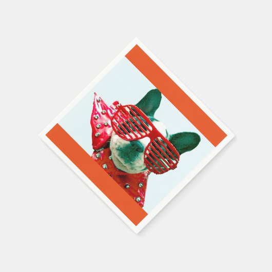 COCTAIL NAPKINS HOHER FLYING HUND! FUN! SERVIETTE (Ecke)