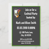 Coctails Cocktail-Party Einladungen (Rückseite)