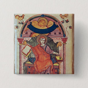 Cod.22 St Mark, vom Ada-Manuskript Button