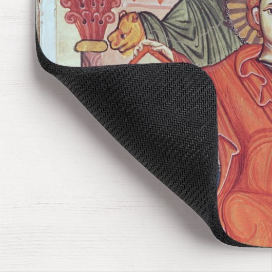 Cod.22 St Mark, vom Ada-Manuskript Mousepad (Ecke)