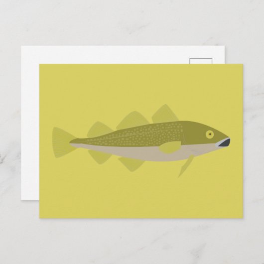 Cod Fish Postkarte (Vorne/Hinten)