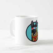 CoD German Shepherd Ich habe keine Ahnung, was ich Kaffeetasse (Vorderseite Links)