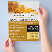 Cod Liver Oil, Health Food Store Advertising Flyer (Hand)