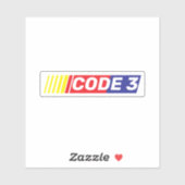 CODE 3 Response EMS 911 Spaß Aufkleber (Blatt)